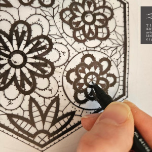 Popular Lace Pattern Drawing Course 2025 flower motif