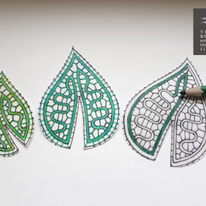 Lace Pattern Drawing Course 2025 leaf coloring